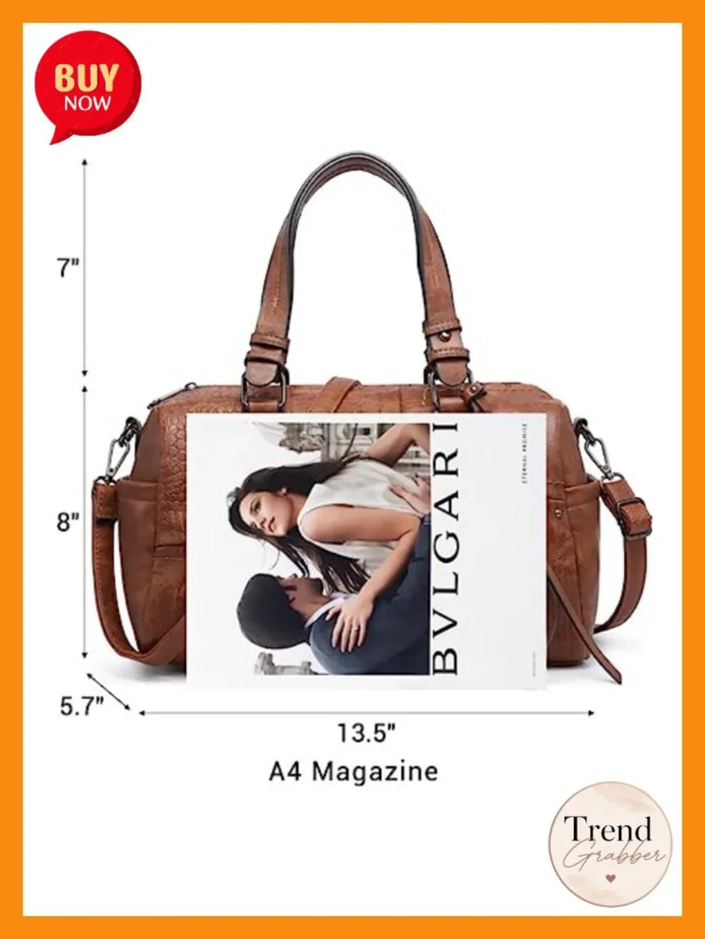 Women Vegan Leather Satchel Handbag Tote Shoulder Purse Work Hobo